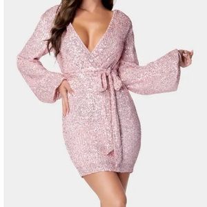 Sequin mini dress